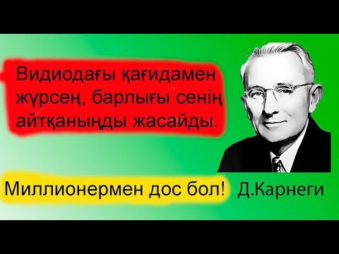 Видео: Қалай дос арттыру және адамдарға әсер ету. Дейл Карнеги 6.Инсайт