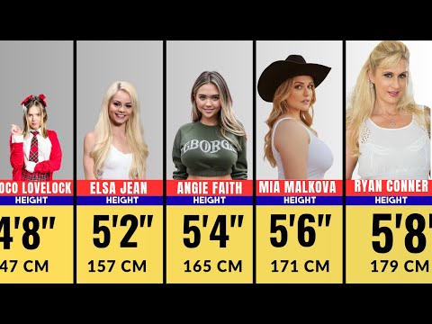 Видео: Реальный рост красивых блондинок в 2025 году