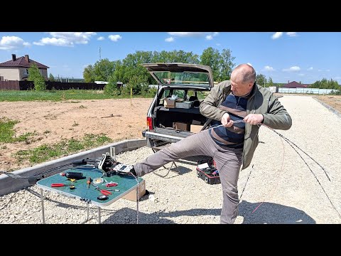 Видео: GPON грунтом в новый поселок. Часть пятая.