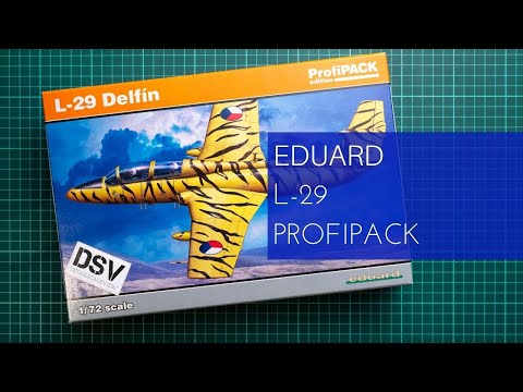 Видео: Eduard 1/72 L-29 Delfin Profipack (7096) Обзор Набора