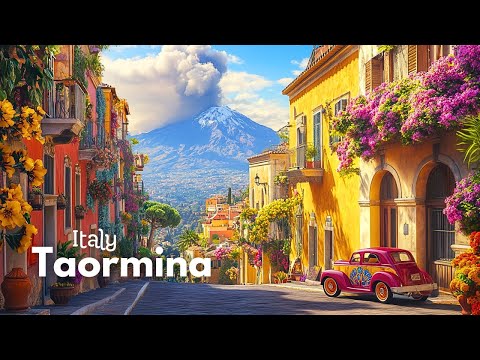 Видео: Пешеходная экскурсия по Таормине 🇮🇹☀️ Увидеть красоту Сицилии 😍 4K