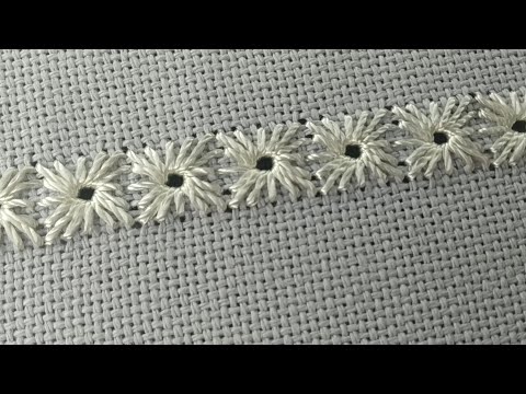 Видео: Як виконати вічко з квадратною рамкою| Закріпка нитки| Hardanger embroidery |