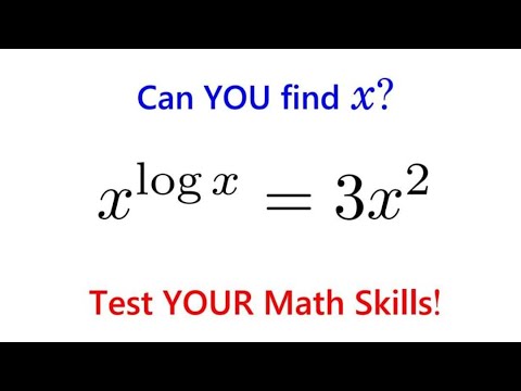 Видео: Большинство студентов сталкиваются с трудностями при решении этой задачи на логарифм. Сможете ли ...