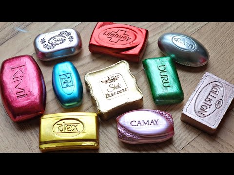 Видео: ASMR SOAP. ❤️💙🩷Резка сухого мыла. Satisfying video❤️💙🩷