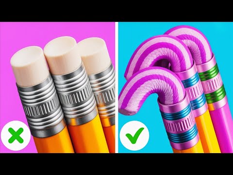 Видео: Потрясающие DIY художественные трюки 🤯 Скрывай и стилюй как профессионал от 123GO!