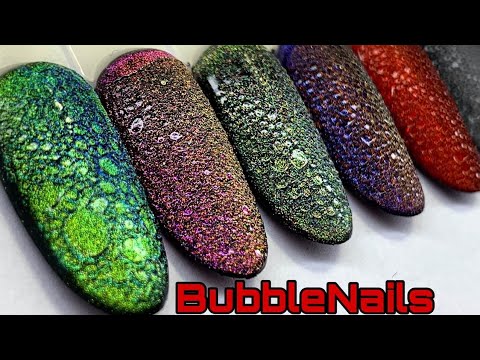 Видео: Потрясающий дизайн ногтей с мыльной пеной😍BUBBLES NAILS💅Manicure