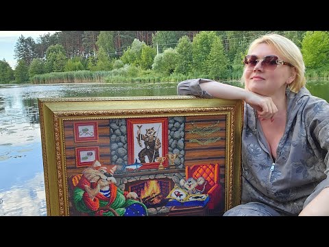 Видео: 💖МНОГОЦВЕТКИ бисером🔥Как я вышиваю Мега-большие работы бисером#вышивка#вышивкабисером#творчество