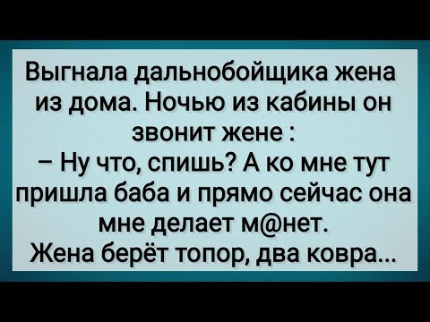 Видео: Как Дальнобойщик Жене в Кабине Рога Наставил! Сборник Свежих Анекдотов! Юмор!