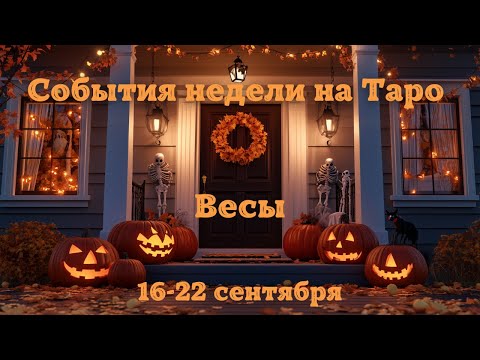 Видео: ВЕСЫ Главные события, неожиданности, совет на ТАРО НА 16-22 Сентября #весы #таро #гадание #таролог