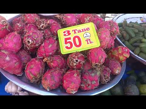 Видео: Анталья. Базар в центре (Доу Гаражы). Смена сезонов овощей и фруктов#турция#анталья#базар#рынок#влог