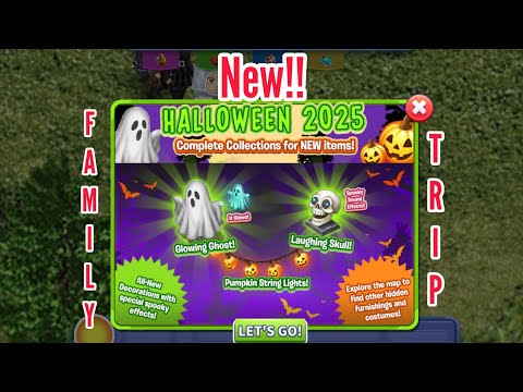 Видео: НОВИНКА! Семейное путешествие на Хэллоуин 🎃 2025! | Виртуальные семьи 3 | День 1