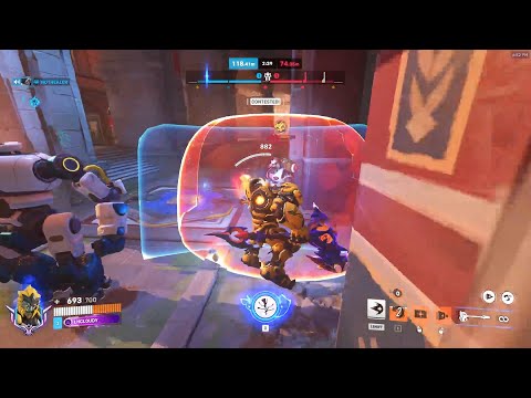 Видео: LHCLOUDY + ML7! REINHARDT OVERWATCH 2, 19 СЕЗОН, ТОП-500