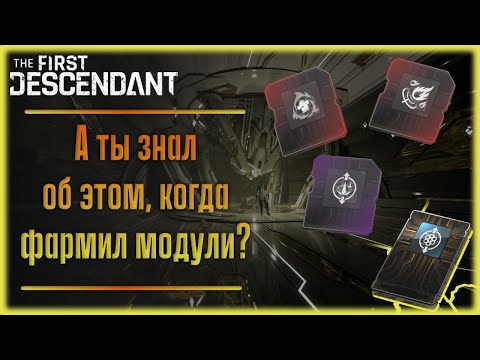 Видео: Тебе стоит знать это о модулях. The First Descendant.