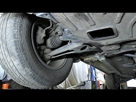 Видео: Mitsubishi Outlander XL - Замена шаровых опор и сайлентблоков