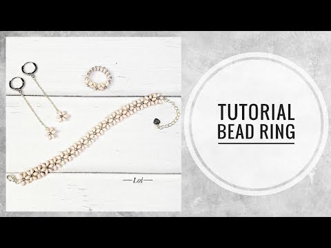 Видео: #МК - Кольцо с применением бисера твин | #Tutorial - Ring with twin beads