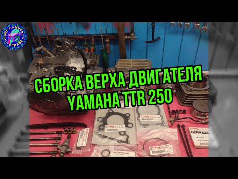 Видео: Сборка двигателя Yamaha TTR 250 "КИРОВ" Часть 2