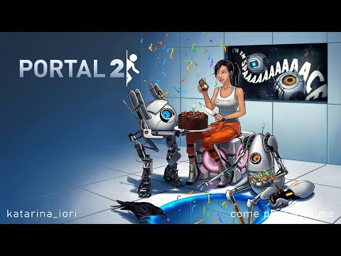 Видео: Прыгаем в порталы с Magnetarka_  | Кооператив с Magnetarka_ | Прохождение Portal 2 #2