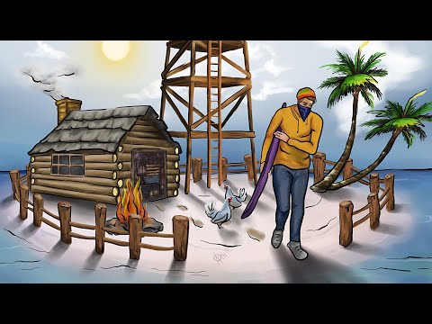 Видео: Переехал на Личный Остров, Начало Выживания в Rust/Раст