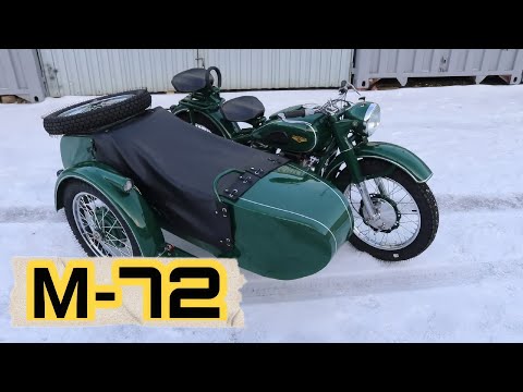 Видео: Мотоцикл М-72 от мотоателье Ретроцикл.