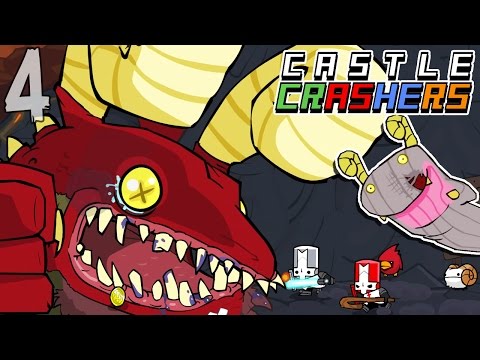 Видео: ЗАЧЕМ ДРАКОНУ НОСОК? ► Castle Crashers |4| кооп прохождение