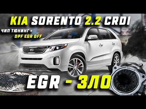 Видео: Kia Sorento 2.2 CRDI. Последствия работы клапана ЕГР (EGR). Чистить или глушить? Рекомендации