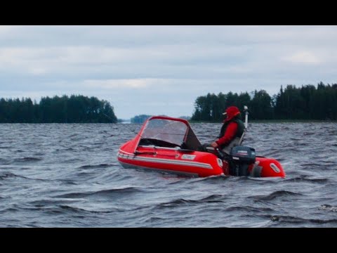 Видео: Карелия. Водлозеро. Июль 2019. Лодка НДНД. Azimut Atlas 380.