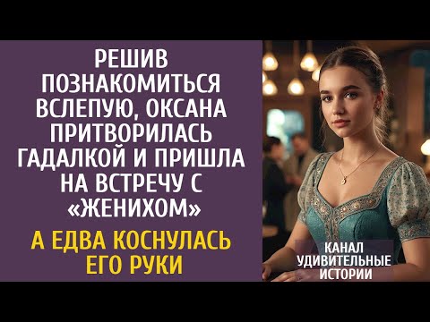 Видео: Решив познакомиться вслепую, Оксана притворилась гадалкой и пришла на встречу с «женихом»…