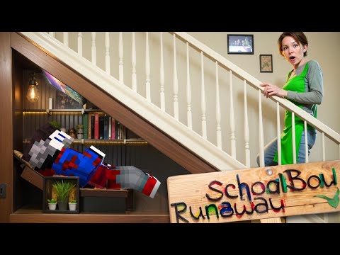 Видео: 😱ПОСТРОИЛ СЕКРЕТНУЮ КОМНАТУ ПОД ЛЕСТНИЦЕЙ ОТ ЗЛЫХ РОДИТЕЛЕЙ в SCHOOLBOY RUNAWAY в Майнкрафт..
