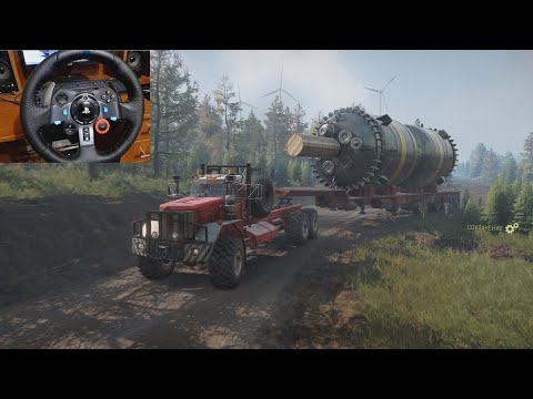 Видео: Мощный Kenworth 963 доставляет огромные бочки /The mighty Kenworth 963 delivers huge barrels