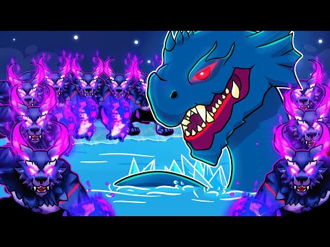 Видео: 10 Оборотней против Левиафана..