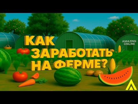 Видео: КАК ЗАРАБОТАТЬ на ФЕРМЕ? | ГАЙД по ФЕРМЕ | AMAZING ONLINE