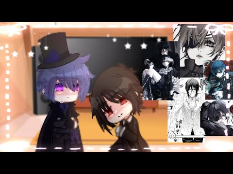 Видео: † реакция тёмного Дворецкого на тт||🇷🇺🇺🇸||1/?||  The dark Butler's reaction to tt †