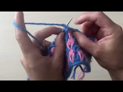 Видео: Уау 😱😱 керемет узор спицамен 2цветтік#knitting #crochet #детский #diy