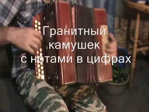 Видео: Гранитный камушек с нотами в цифрах