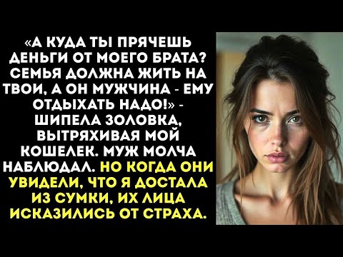 Видео: «Золовка вскрыла мой кошелёк: почему я должна содержать всю семью?»