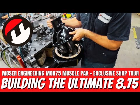 Видео: Мы создаём ULTIMATE 8.75 Rearend • Moser Engineering Muscle Pak MO875 • Эксклюзивный тур по магазину