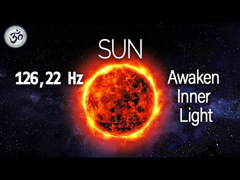Видео: Космическая Oктава - СОЛНЦЕ 126,22 Гц - Пробуждение Внутреннего Света, Самореализация, Камертон