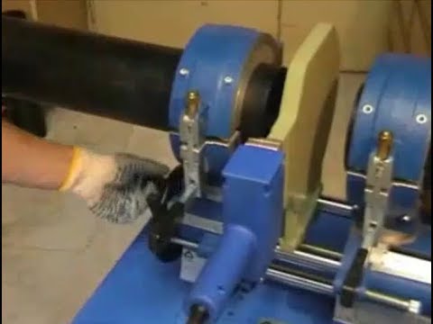 Видео: Механический сварочный аппарат для сварки встык ПП и ПЭ труб  PL160 производство КВХ KWH, Техно Дуо