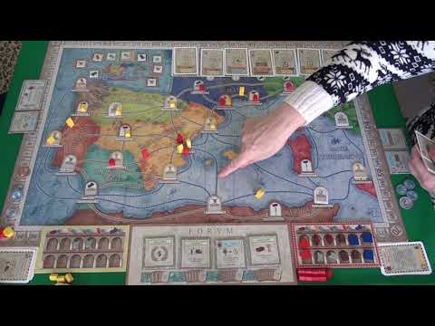 Видео: Конкордия. Сальса 2/2 часть - играем в настольную игру.