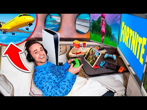 Видео: СЕКРЕТНЫЙ ИГРОВОЙ ФОРТ В САМОЛЕТЕ... *** ПРОНИКЛИ В АЭРОПОРТ НА 24 ЧАСА ***