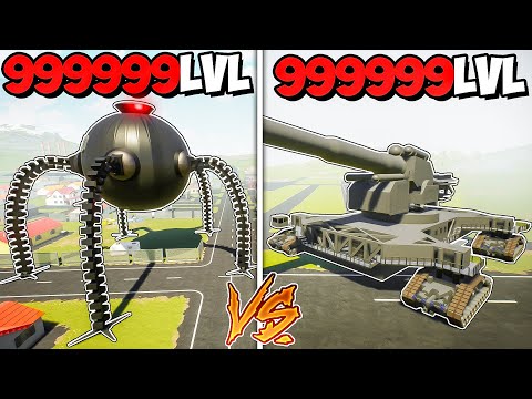 Видео: ЭВОЛЮЦИЯ ОМНИДРОИДА ПРОТИВ ДОРЫ ГУСТАВА В БРИК РИГС! БИТВЫ ТАНКОВ VS РОБОТЫ OMNIDROIDS В BRICK RIGS