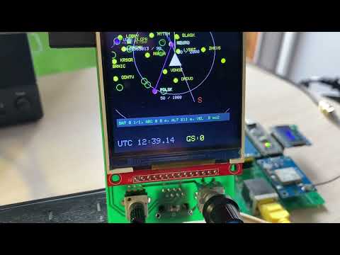 Видео: Испытания прототипа Навигационного дисплея. Видео 2.   #aviation #arduino #esp32