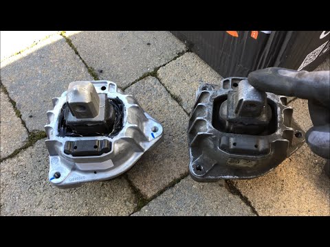 Видео: BMW 530d F10 F11 — опоры двигателя и коробки передач