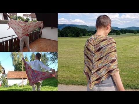 Видео: Как связать листочки на датской шали? Подробный МК #медведьвяжет #медведьрассказывает