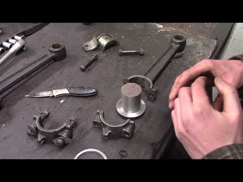 Видео: Заливка баббитового подшипника — гусеничный трактор Cletrac