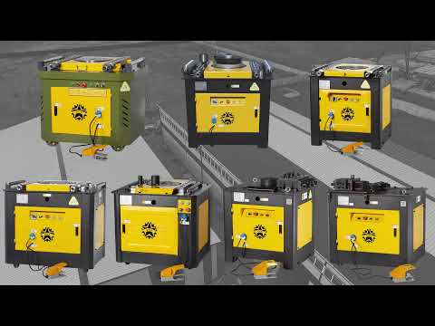 Видео: Станки для гибки арматуры ВПК (ТМ VPK, модель ВПК Г-42 )