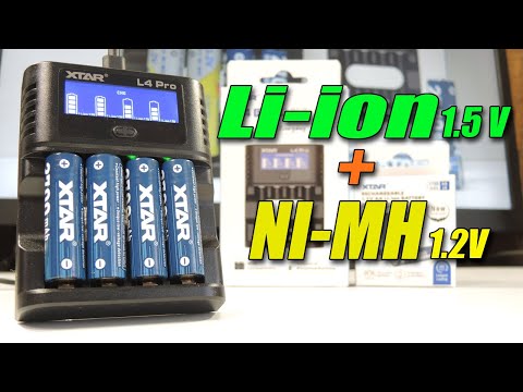 Видео: ВСЕ! О других зарядках можно забыть! XTAR L4 Pro умное зарядное устройство для Li-ion 1.5V и NI-MH