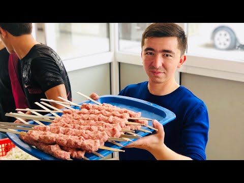 Видео: #Сочные Узбекские Люля Кебап#Шашлык станция#Узбекистан#