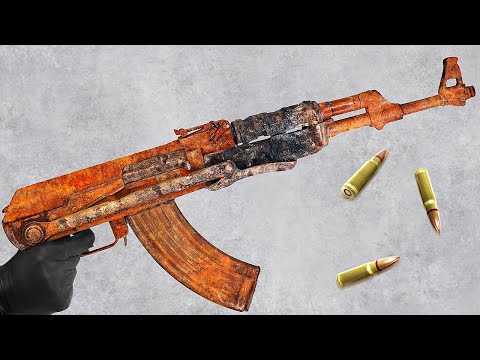Видео: Реставрация старого оружия | AK-47