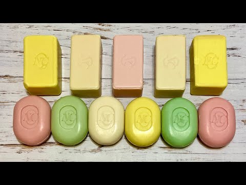 Видео: ASMR Soap/ cutting dry soap NC/ резка сухого мыла